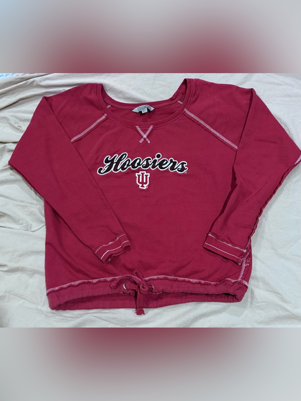 Indiana Hoosiers Womens XXL Sweatshirt Campus Specialties Embroidered IU